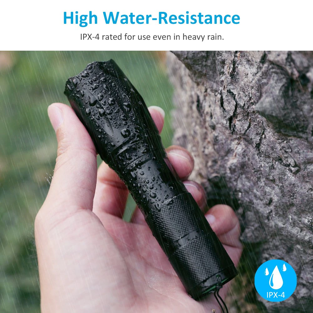 90000LM LED Tactical Flashlight