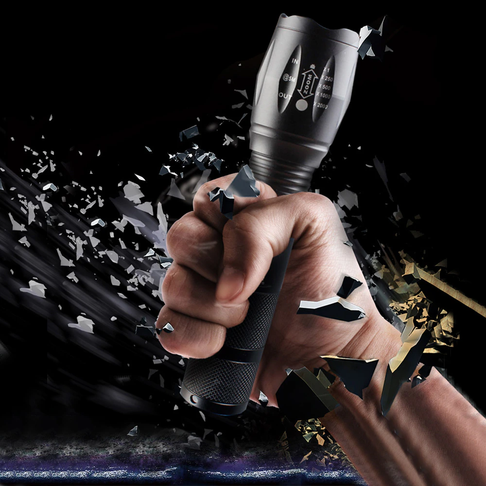 90000LM LED Tactical Flashlight