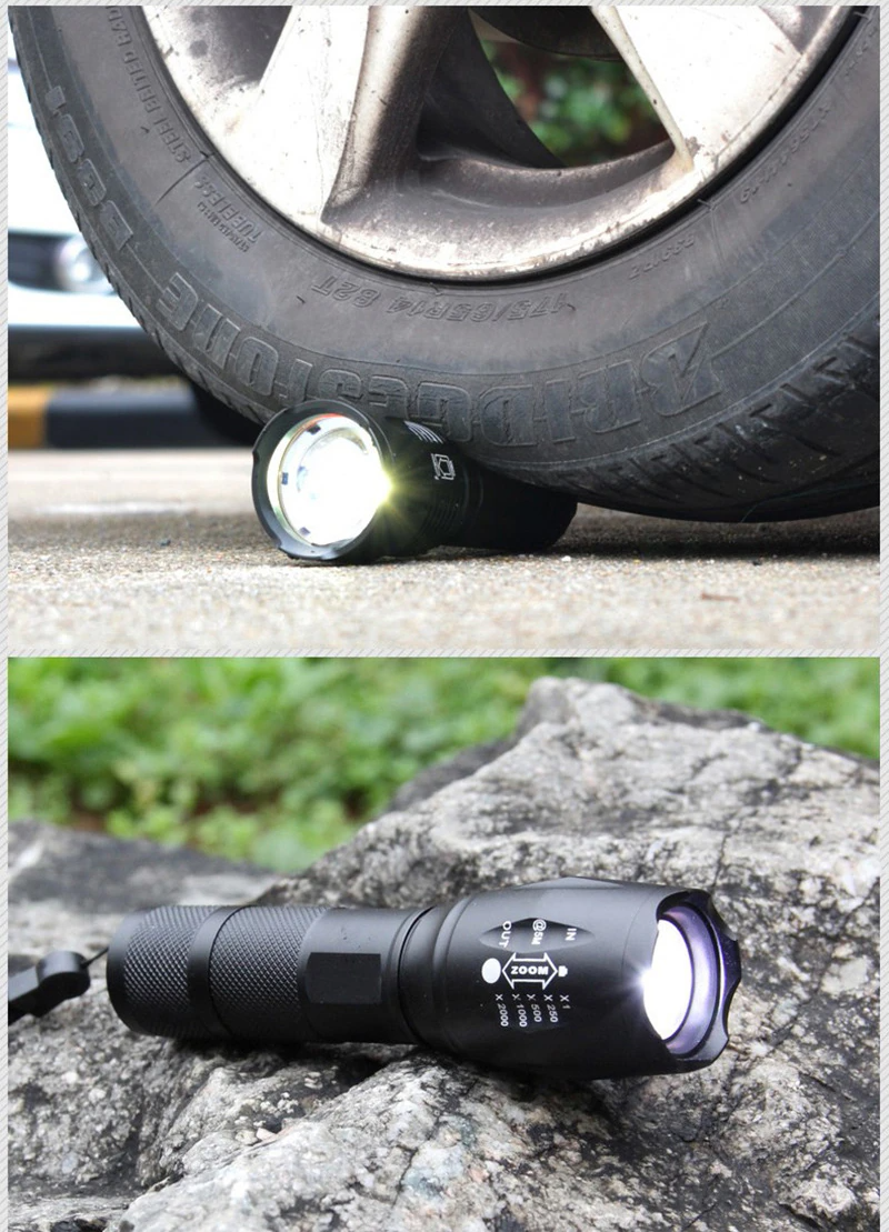90000LM LED Tactical Flashlight
