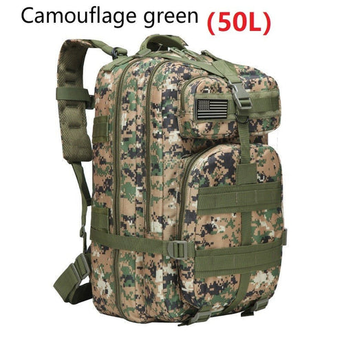 Tactical MOLLE Assault Pack – Mission Ready Backpack 50L/30L