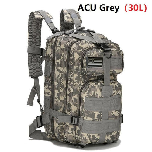 Tactical MOLLE Assault Pack – Mission Ready Backpack 50L/30L