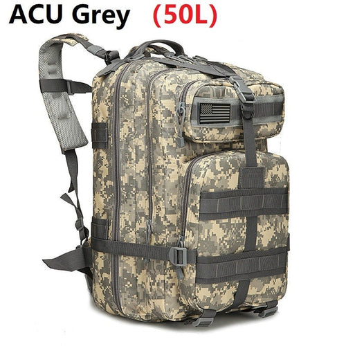 Tactical MOLLE Assault Pack – Mission Ready Backpack 50L/30L