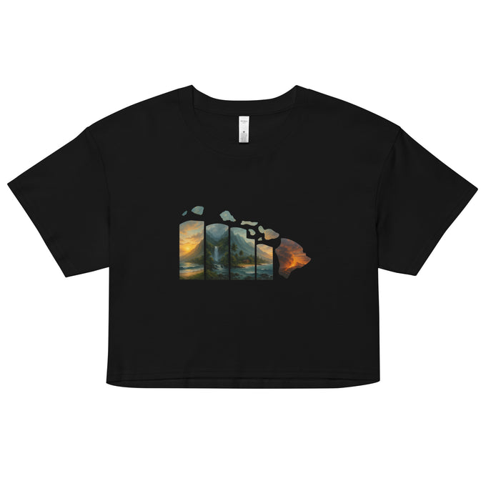 Hawai‘i Landscape Women’s Crop Tee