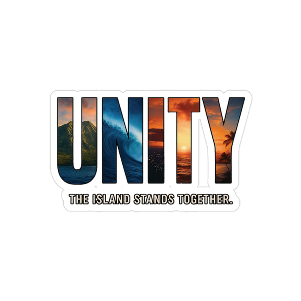 Unity – The Island Stands Together Sticker