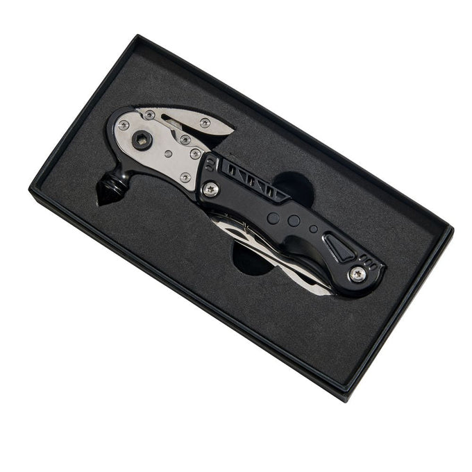 5-in-1 Tactical Rescue Knife – Glass Breaker, Seatbelt Cutter & Multi-Tool