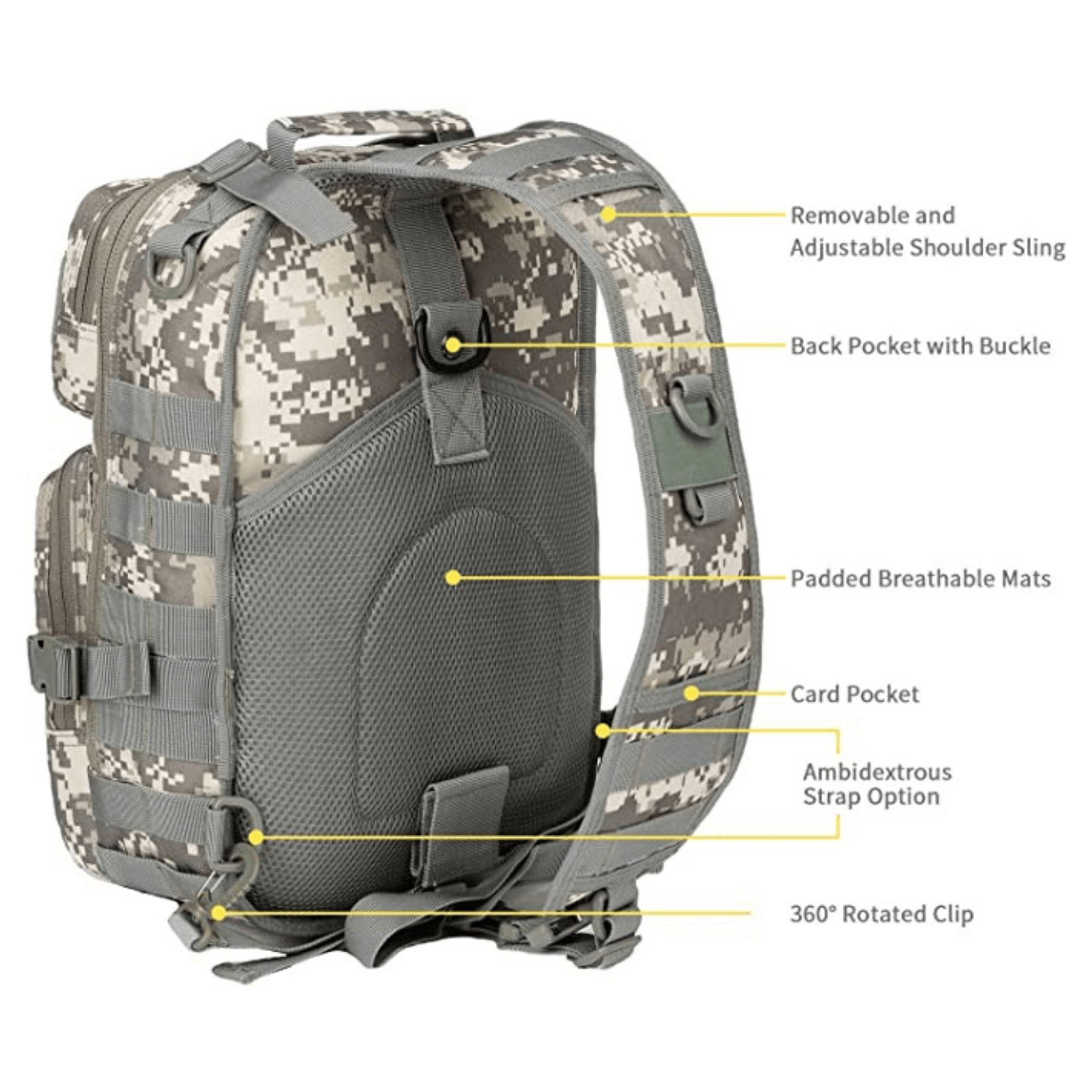 Tactical Sling Pack – Compact Military Shoulder Bag