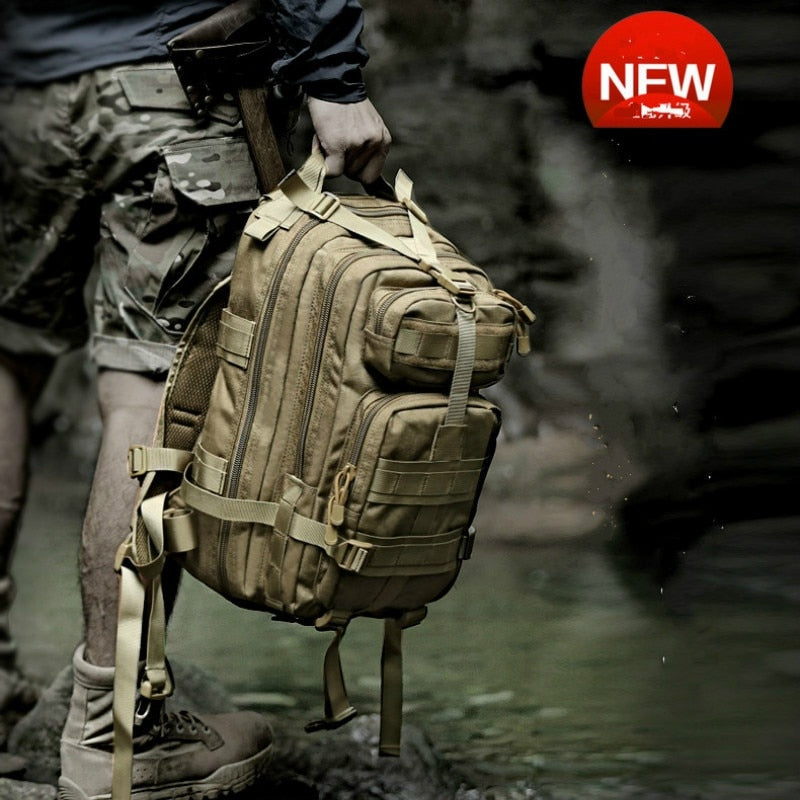 Tactical MOLLE Assault Pack – Mission Ready Backpack 50L/30L