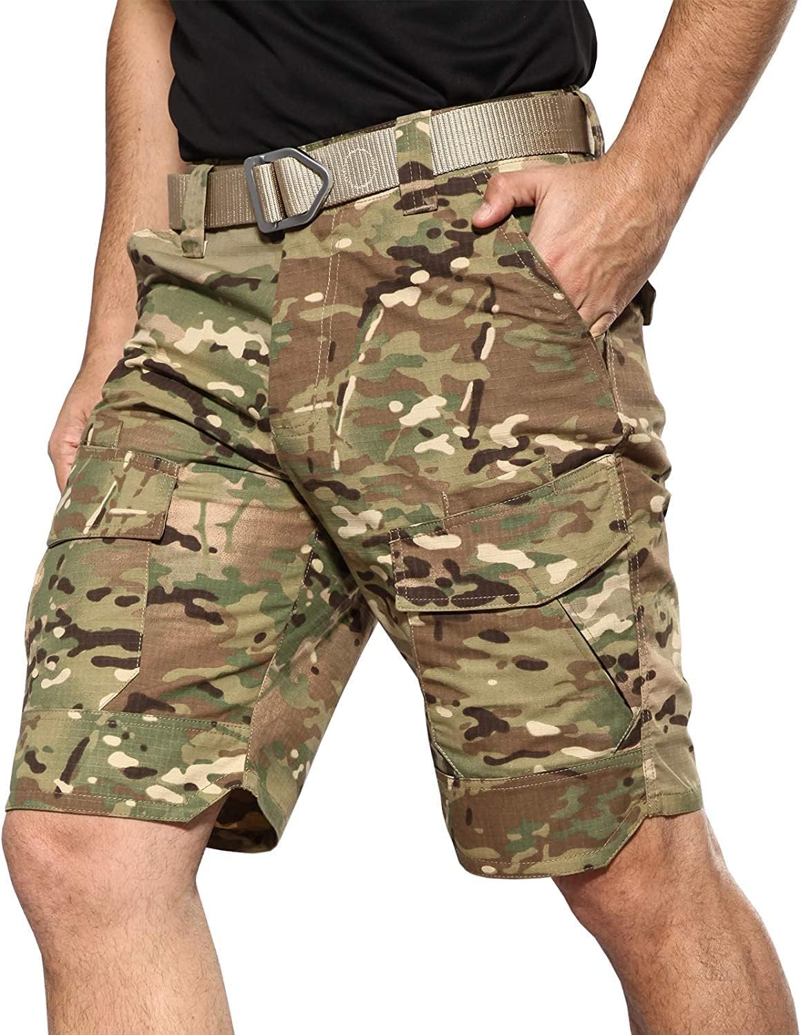 Men’s Lightweight Tactical Cargo Shorts – Mission Ready Mobility