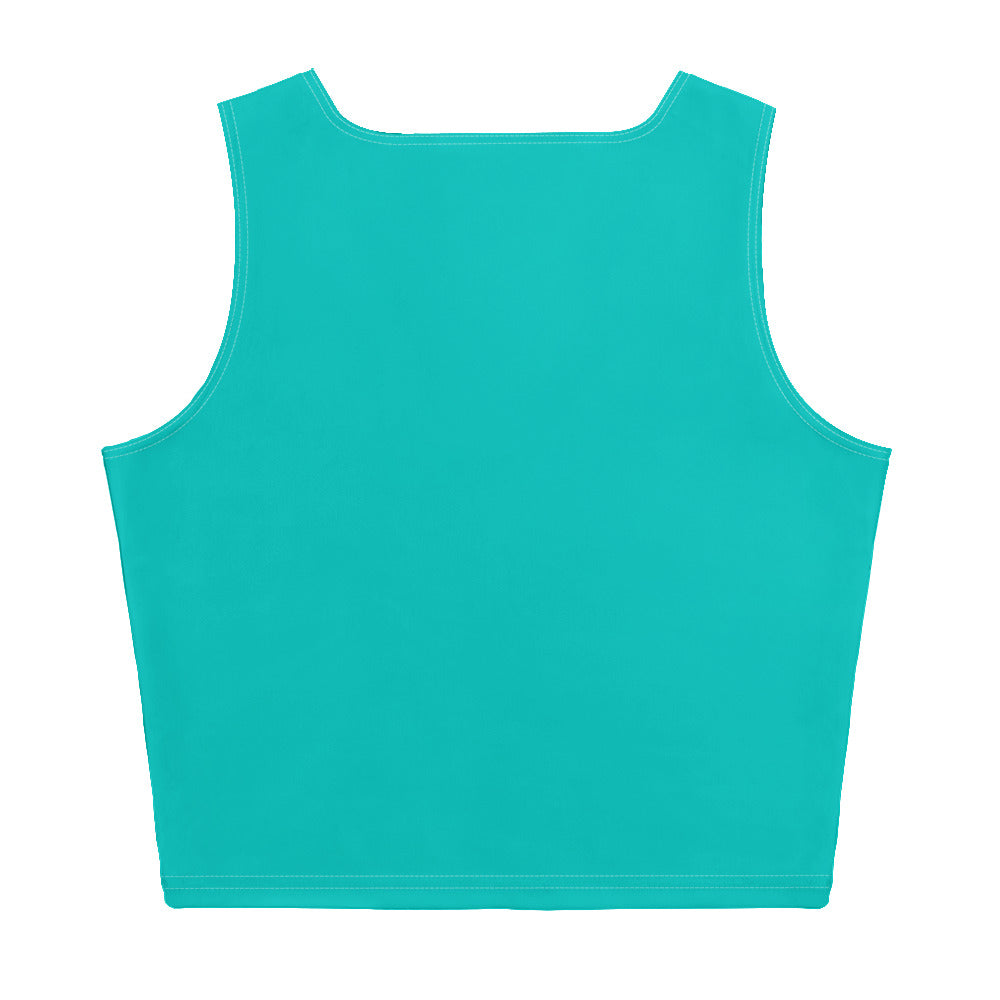 Women's Mission-Ready Crop Top – Ocean Depth