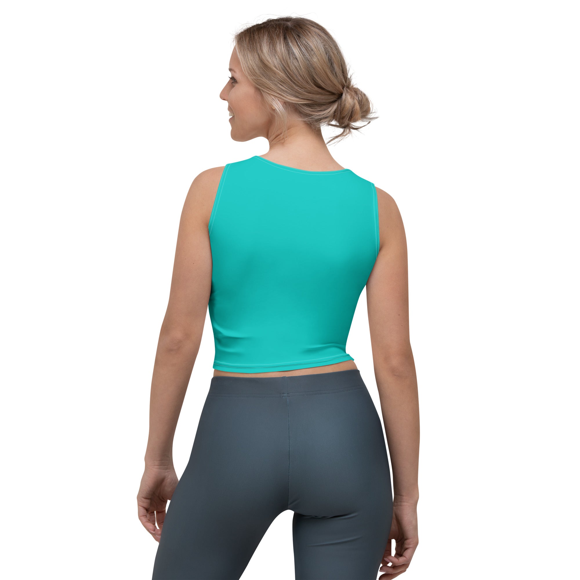 Women's Mission-Ready Crop Top – Ocean Depth