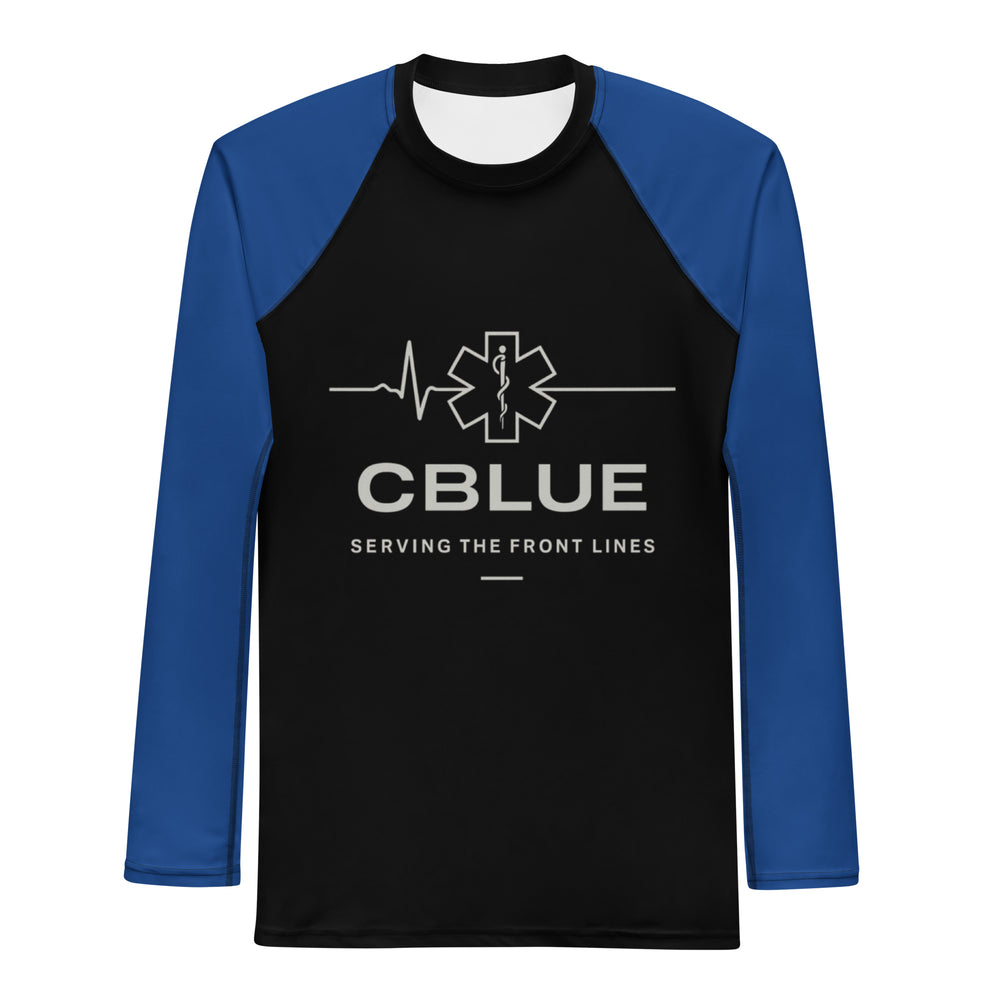 Adrenaline Line Men’s Rash Guard | Spine Pulse Tactical Performance Layer