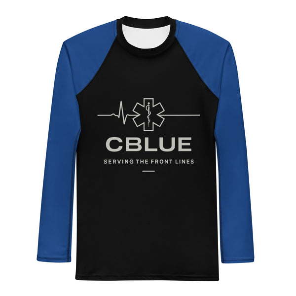 Adrenaline Line Men’s Rash Guard | Spine Pulse Tactical Performance Layer