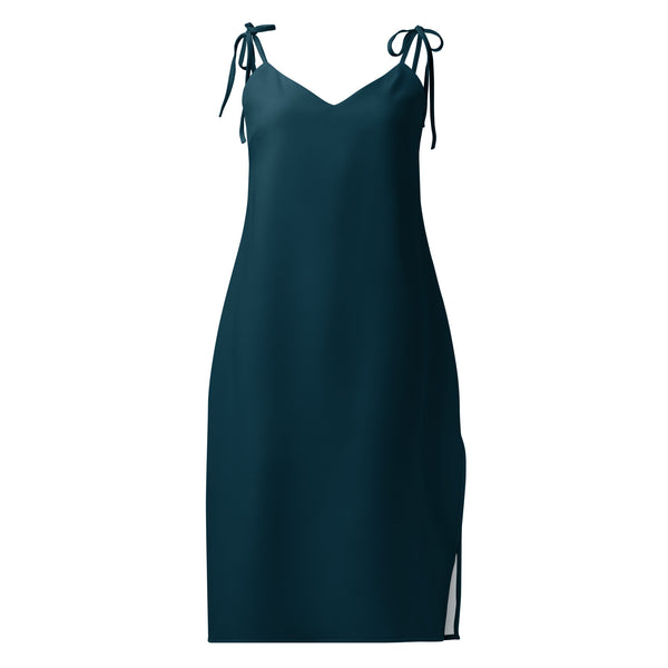 Lehua Slip Dress – Deep Teal