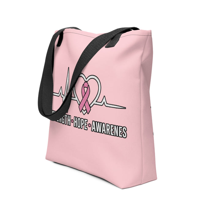 Fundraiser Tote – Heart EKG Edition (Pink)