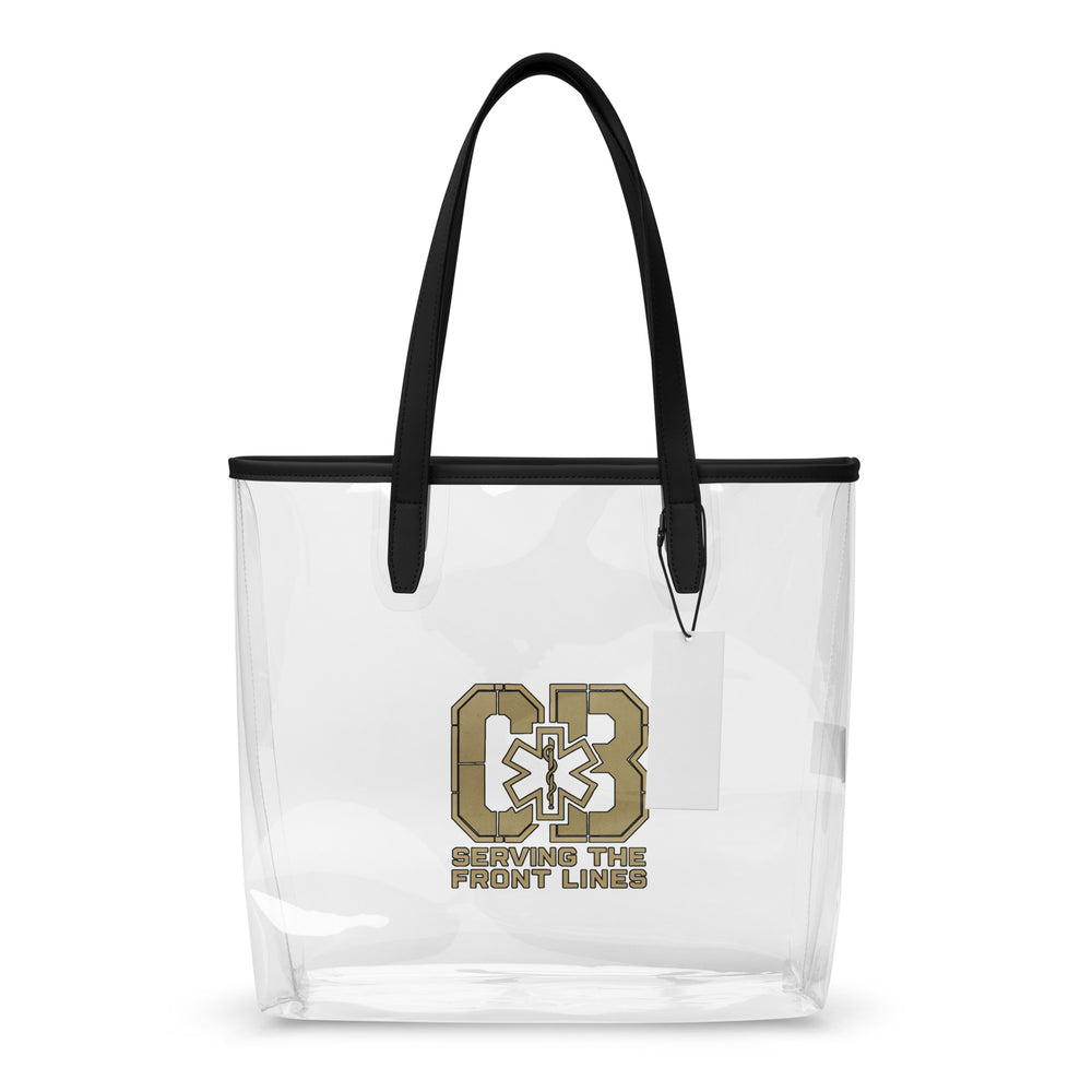 CB Serving the Front Lines Clear Tote Bag