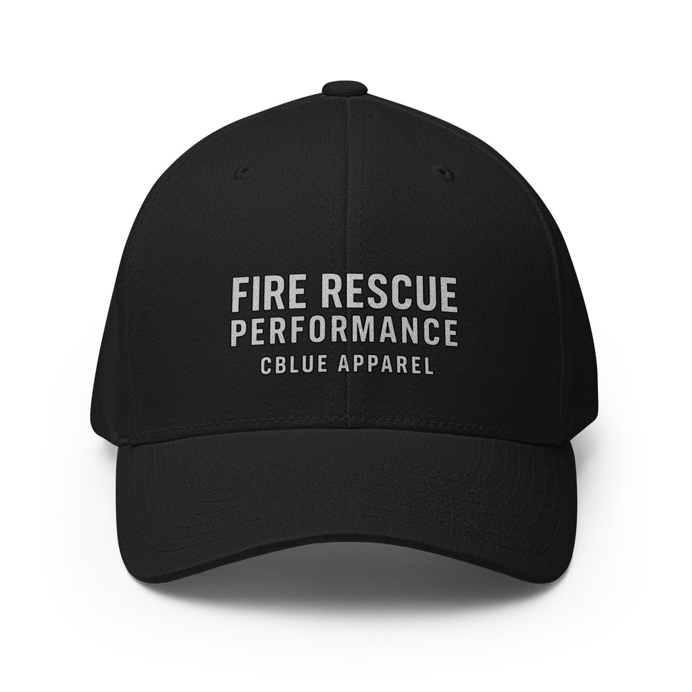 Fire Rescue Performance Structured Cap — CBlue Station Wear | Athletic Series