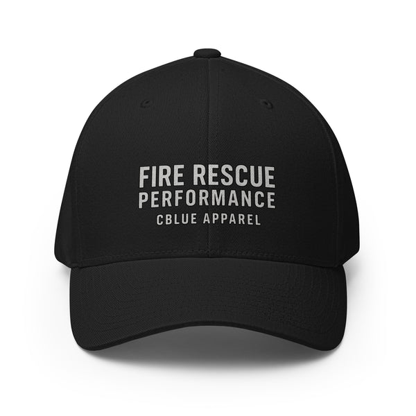 Fire Rescue Performance Structured Cap — CBlue Station Wear | Athletic Series