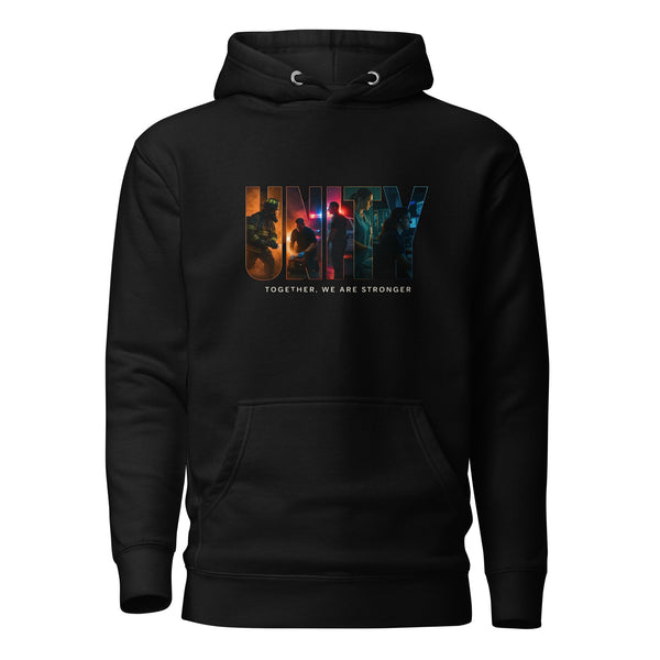 UNITY – All Responder Collage Hoodie (Flagship Edition | Unisex Premium Fleece)