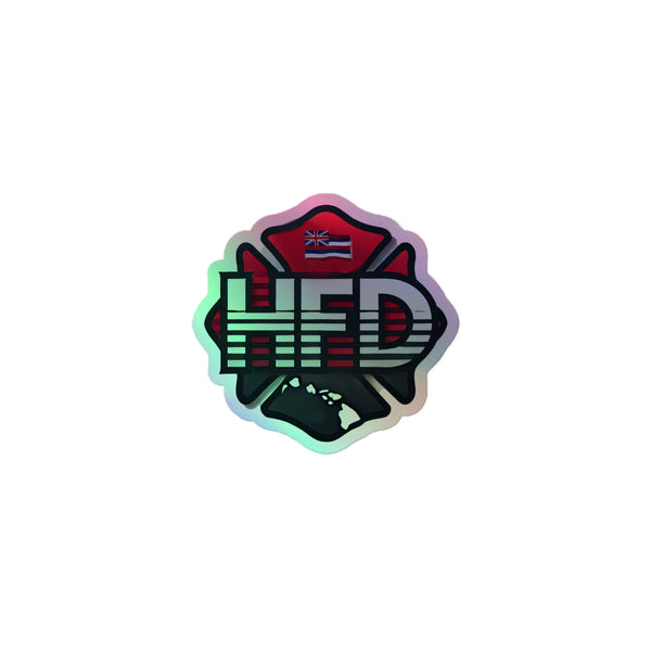 HFD Holographic Sticker – Honolulu Fire Dept Pride Decal