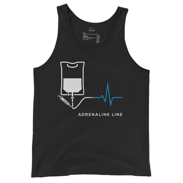 Adrenaline Line Men’s Tank | IV Push Edition — Tactical EMS Apparel