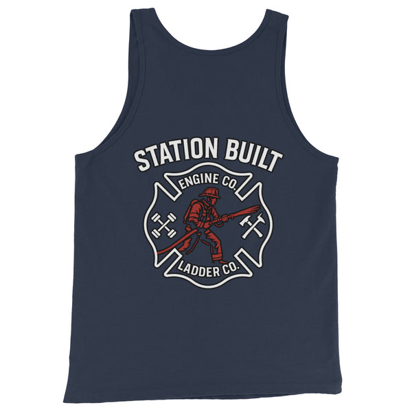 Men’s Station Built Performance Tank — Fire Rescue Athletics | Engine & Ladder Co.