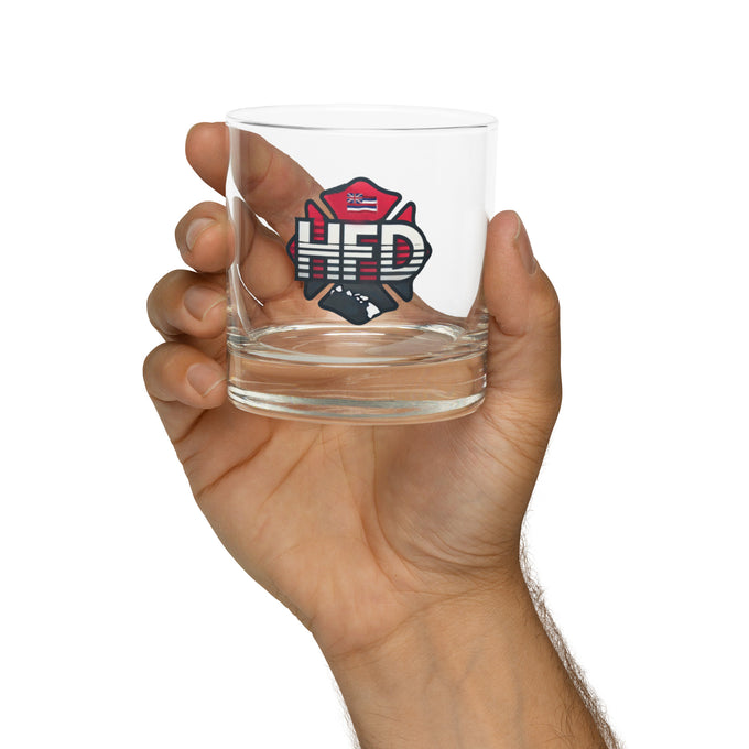 HFD Heritage Rocks Glass – 10.5 oz