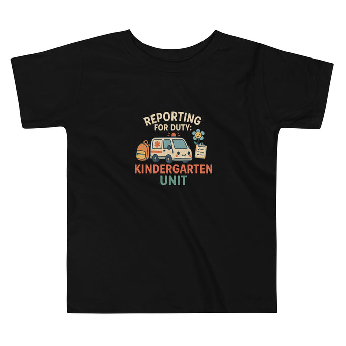 Reporting for Duty: Kindergarten Unit (Toddler Tee)