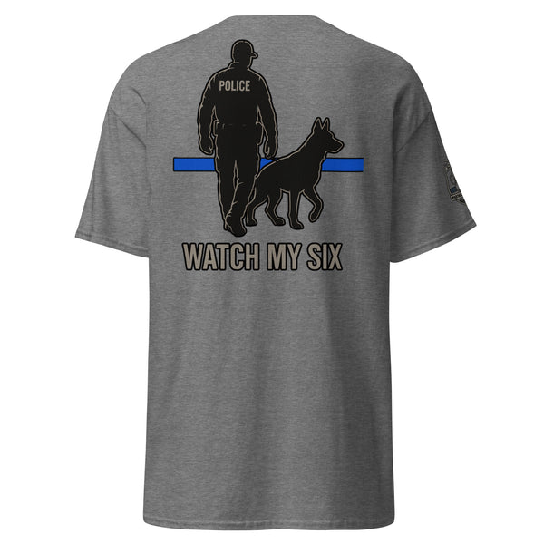 Watch My Six Tee – LEO K9 Partners Collection