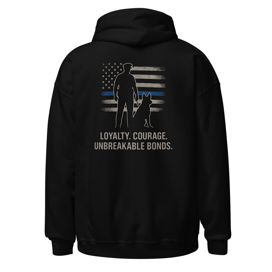 Loyalty & Courage Hoodie – LEO K9 Partners Collection