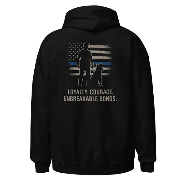 Loyalty & Courage Hoodie – LEO K9 Partners Collection