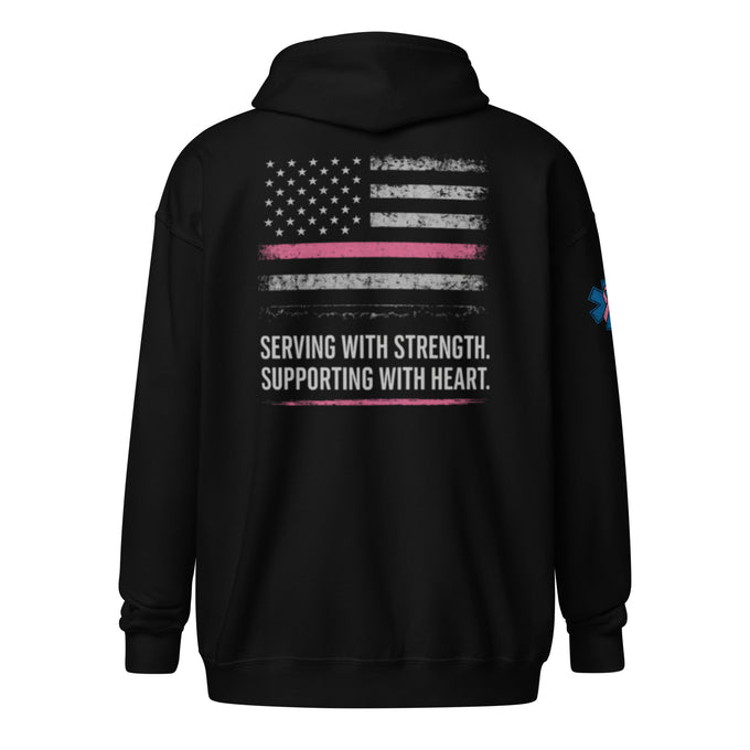 EMS Fundraiser Zip Hoodie – Flag Edition
