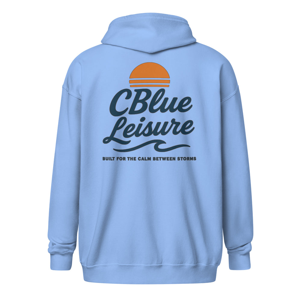 CBlue Leisure Sunset Zip Hoodie – Built for the Calm Between Storms