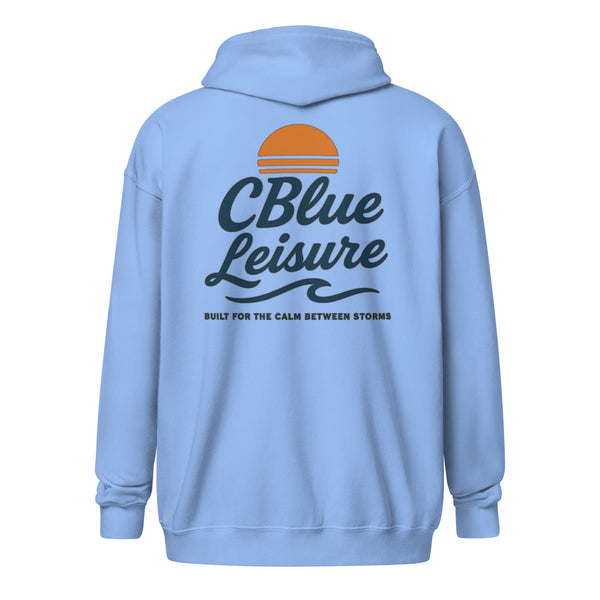 CBlue Leisure Sunset Zip Hoodie – Built for the Calm Between Storms
