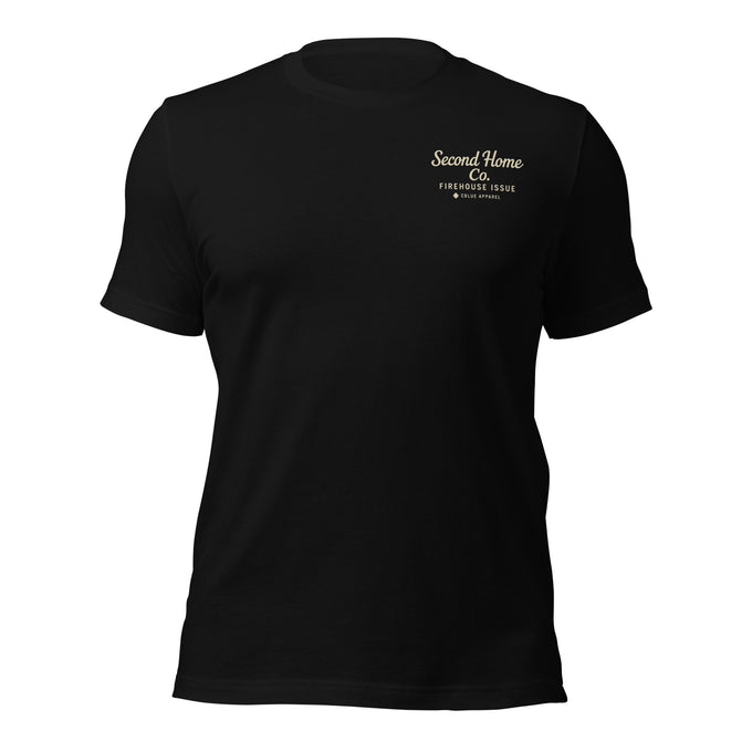 Second Home Co. Lounge Tee — Firehouse Comfort Wear | Built on Calls, Coffee & Crew