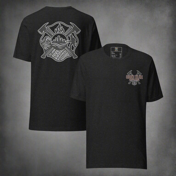 Cultural Maltese Cross Tee – CBlue Fire Edition