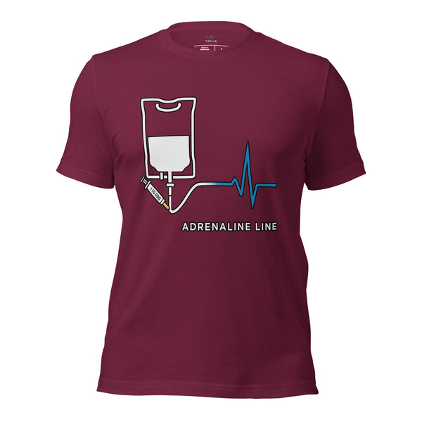 Adrenaline Line Men’s Tee | IV Push Edition — Tactical EMS Apparel
