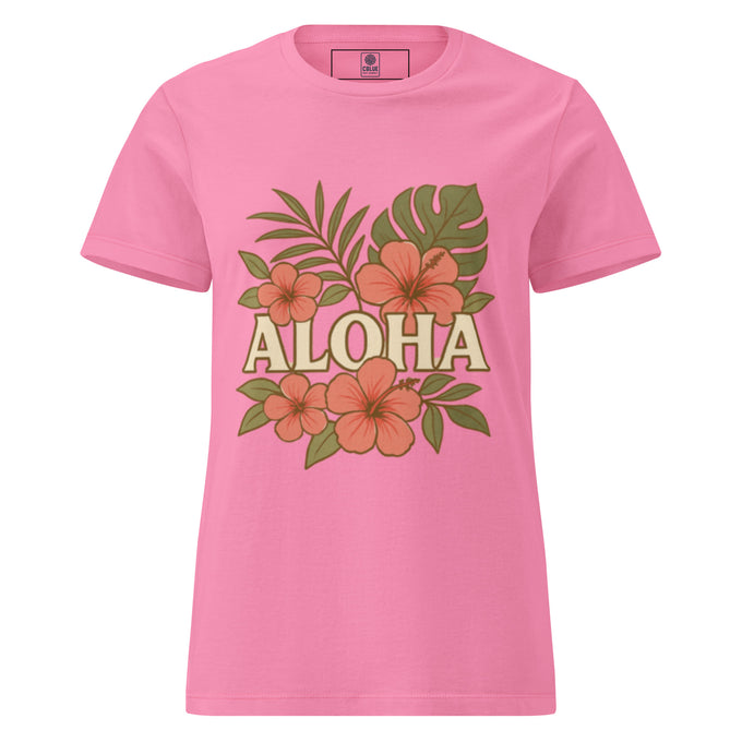 Aloha Floral Tee – Soft, Bold, and Island-Loud