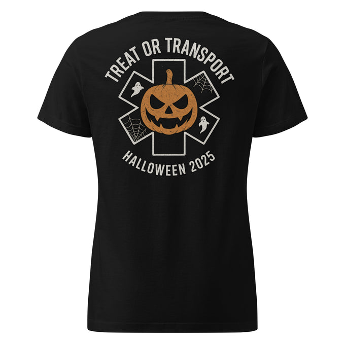 Treat or Transport Women’s Tee – Halloween 2025 Limited Edition