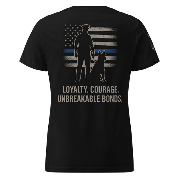 Loyalty & Courage Tee (Women’s) – LEO K9 Partners Collection
