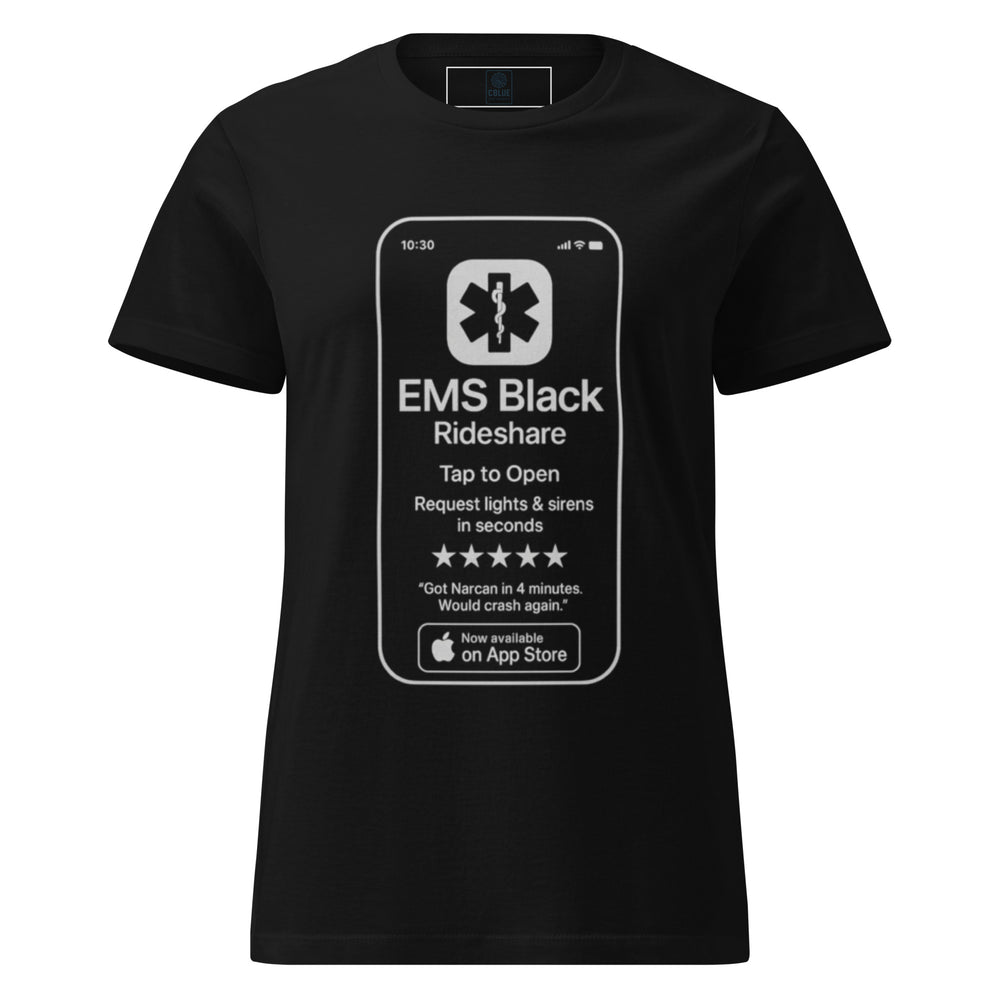 EMS Black Rideshare Tee – Women’s