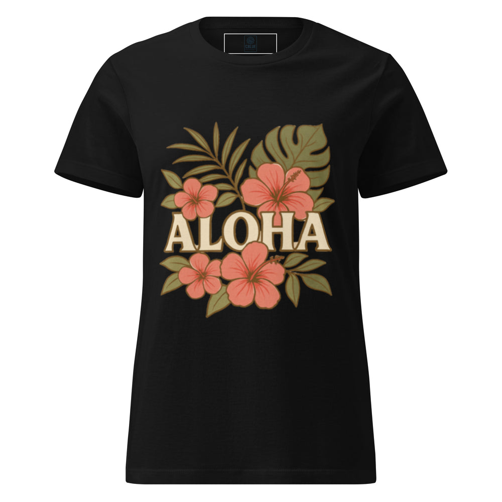 Aloha Floral Tee – Soft, Bold, and Island-Loud