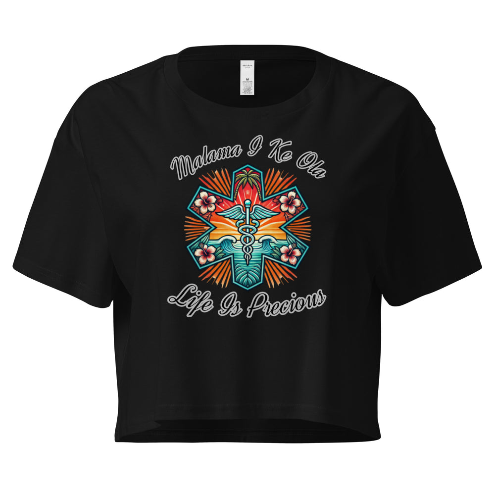 MĀLAMA I KE OLA WOMEN’S CROP TEE