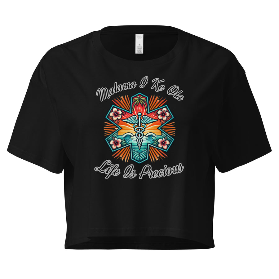 MĀLAMA I KE OLA WOMEN’S CROP TEE