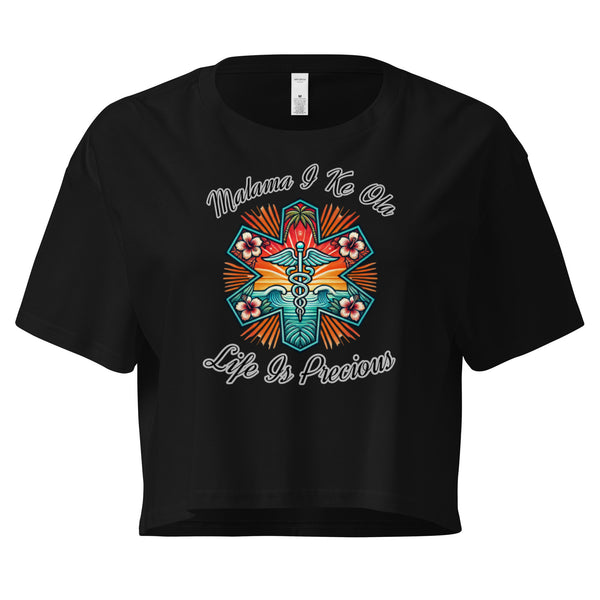 MĀLAMA I KE OLA WOMEN’S CROP TEE