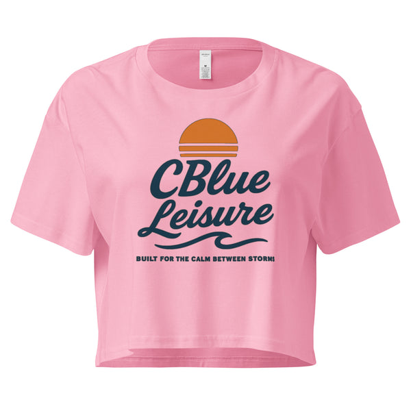 CBlue Leisure Women’s Crop Tee – Built for the Calm Between Storms