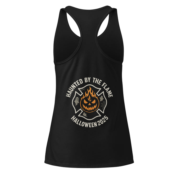 Haunted by the Flame Women’s Racerback Tank – Halloween 2025 Limited Edition