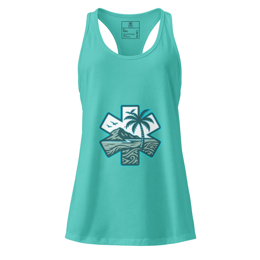 Island Star of Life Women’s Tank – Hawaiian EMS Racerback
