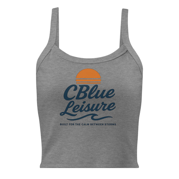 CBlue Leisure Women’s Micro-Rib Tank – Built for the Calm Between Storms