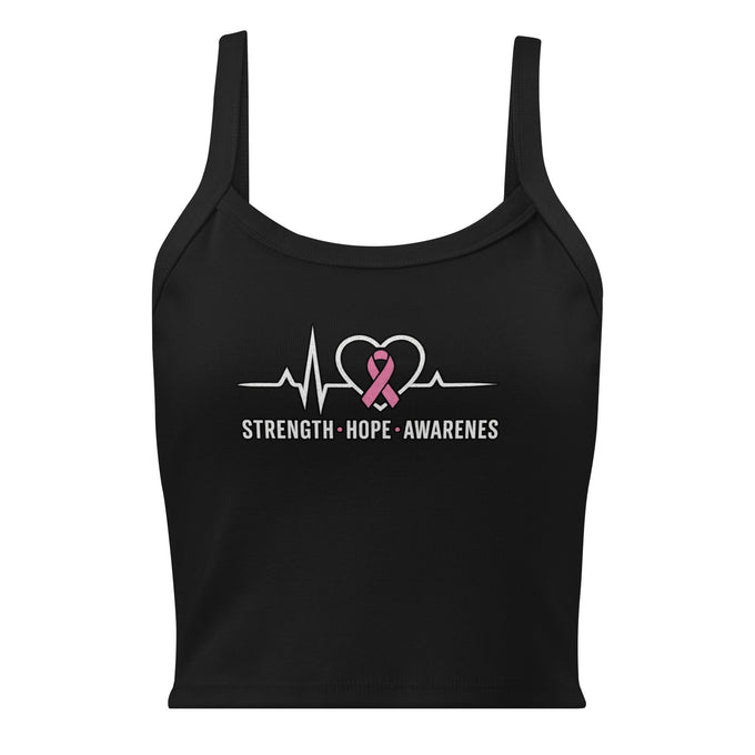Fundraiser Women’s Cropped Tank – Heart EKG Edition