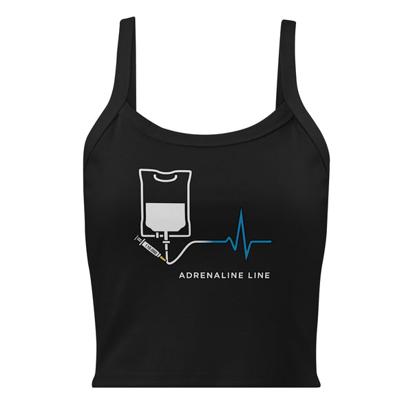 Adrenaline Line Women’s Crop Tank | IV Push Performance Fit